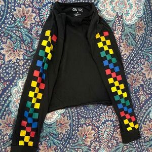 On Fire Checkered Long Sleeve